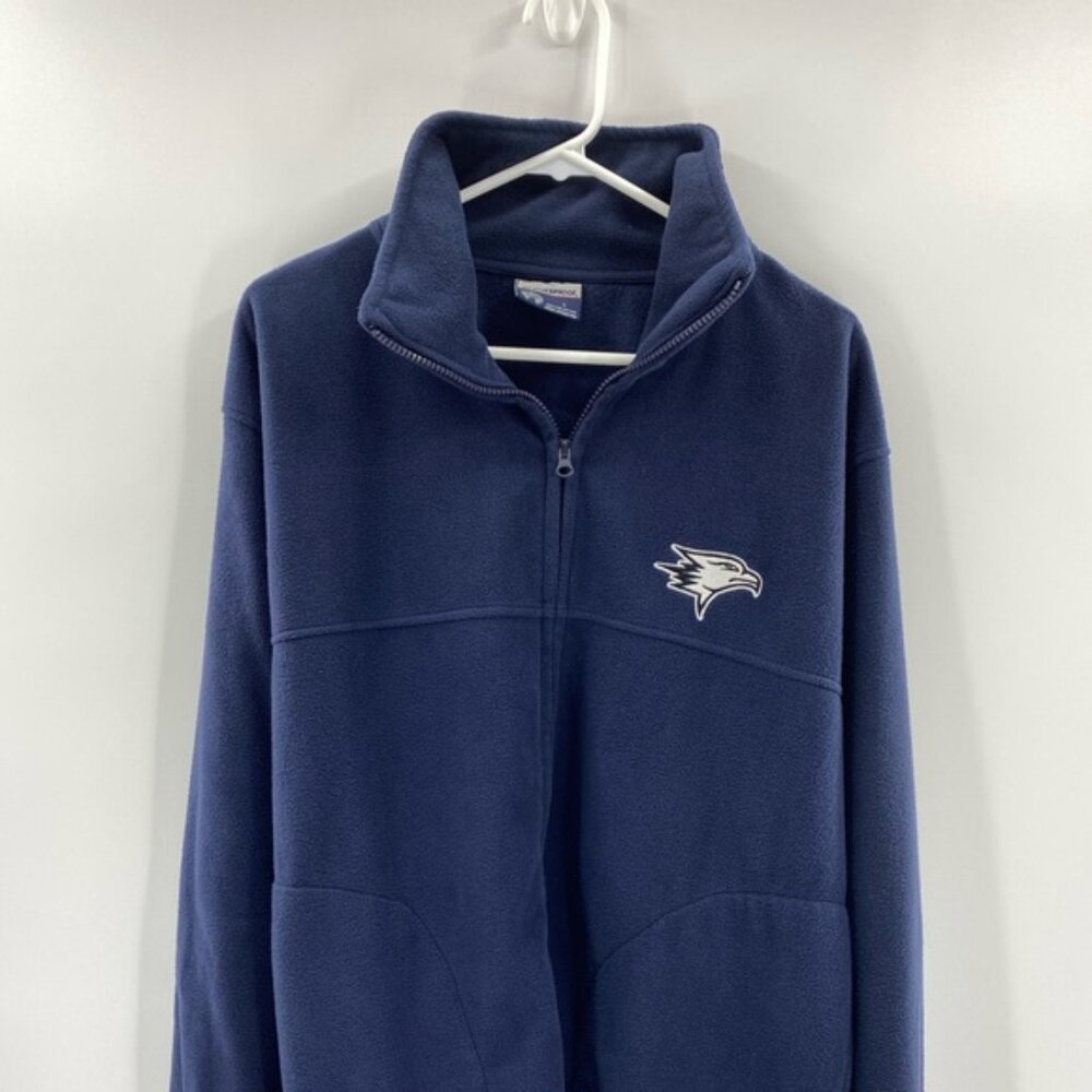 Weatherproof Fleece Long Sleeve ‘Navy Blue’ Full Zip Jacket Woman’s Size Large